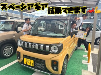 スペーシアギア試乗できます♪